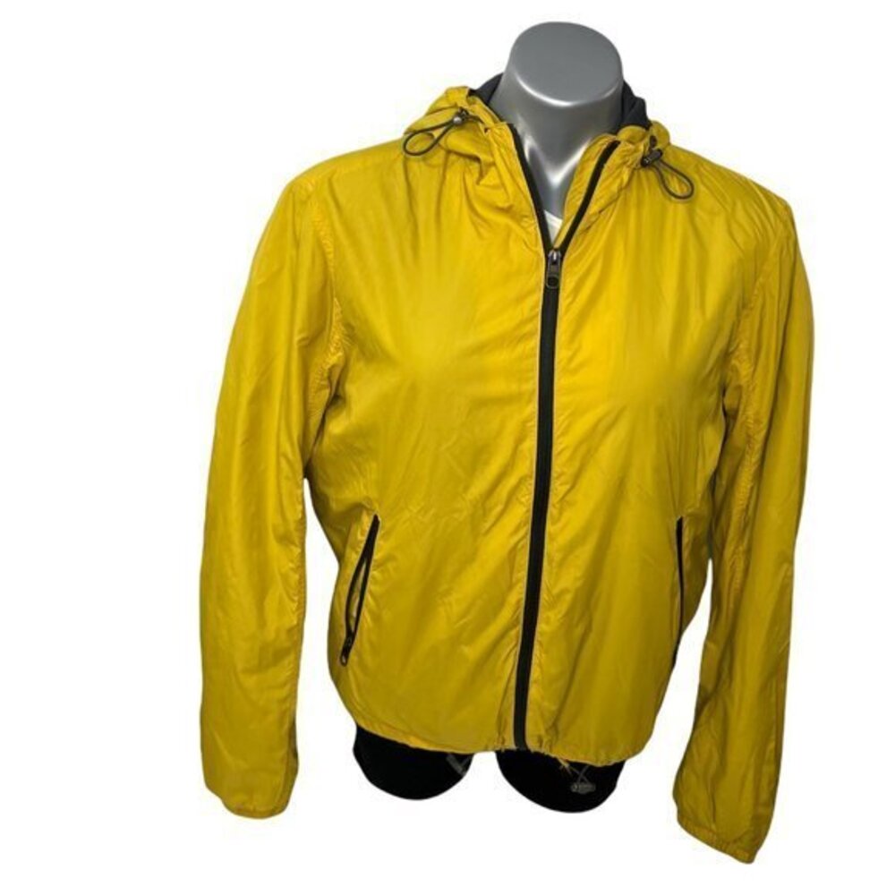 LOGG H&M Yellow Oversized Insulated Yellow Full Zip Jacket Women's Size Medium